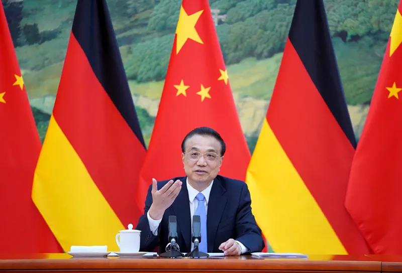 第六轮中德政府磋商举行 李克强：中德应当为开放、互利、共赢合作作出表率